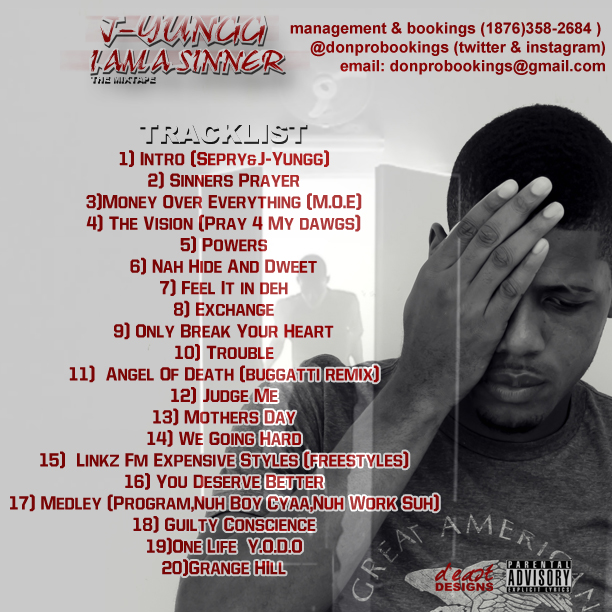 J-Yungg- I Am A Sinner Mixtape Cover _Back_