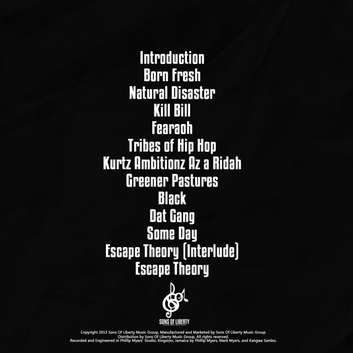 Escape Theory Back Cover