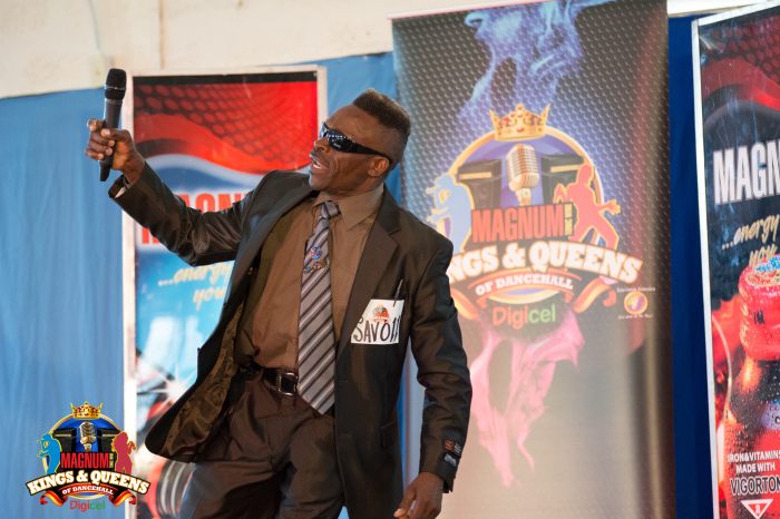 This contestant gave judges and spectators quite a show