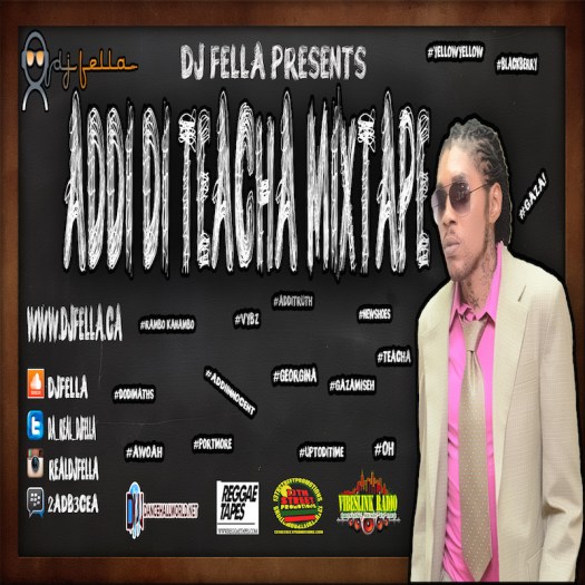 ADDI DI TEACHA MIXTAPE FRONT