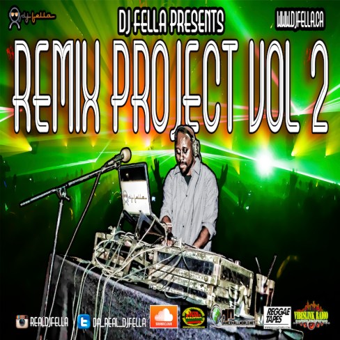 DJ FELLA REMIX PROJECT VOL 2 FRONT