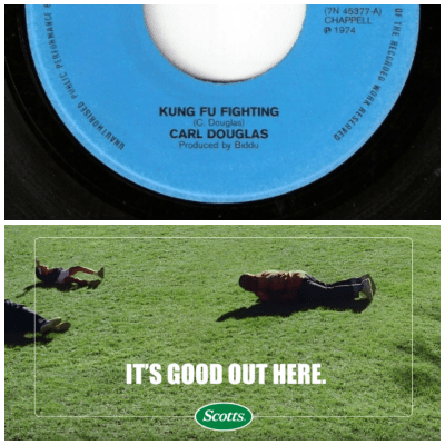 Scotts Lawn Care, Carl Douglas, Kung Fu Fighting, 13thStreetPromotions