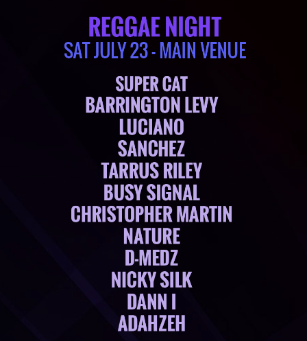 Reggae Sumfest, 13thStreetPromotions, Reggae Night, Montego Bay