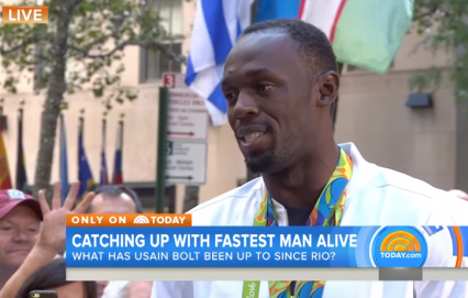 Usain Bolt, Today Show, Rio 2016, Jamaica, 13thStreetPromotions, Bolt, Usain, Puma