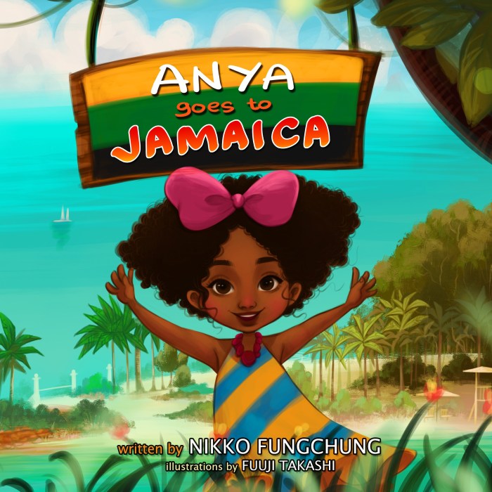 Anya's World Adventures, Jamaica, Book, Author, 13thStreetPromotions, Children, Child, Education, Nikko Fungchung, Fuuji Takashi, Author, Anya