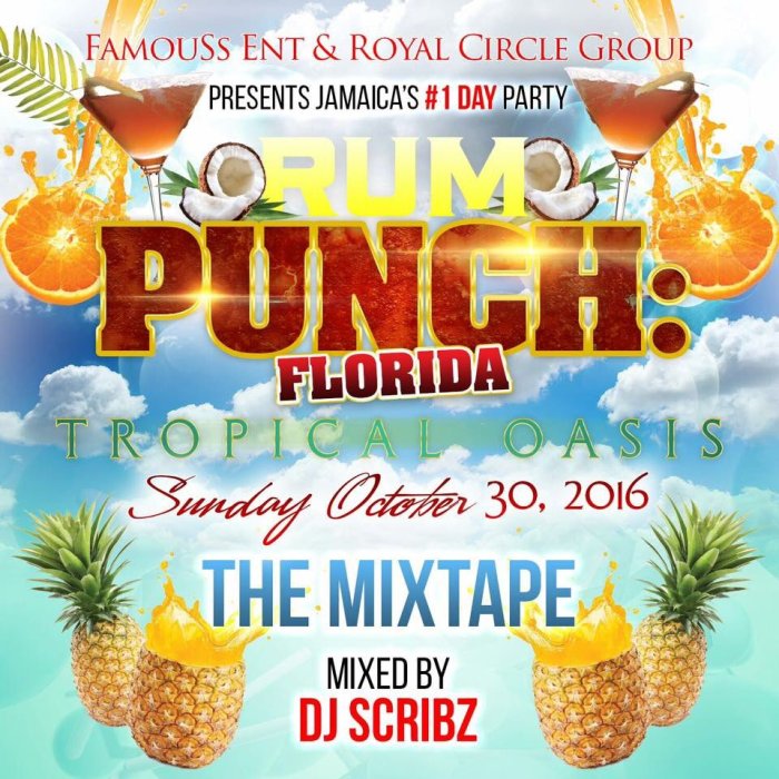 Rum Punch, Rum Punch Florida, Jamaica, Florida, 13thStreetPromotions, DJ Scribz, The Scribz
