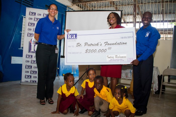 Jamaica, PR, Press Release, IGL Blue, IGL Gas, Donation, School, Riverton Meadows Early Childhood Centre, Blog, 13thStreetPromotions, 13thStreetPromo, St. Patrick's Foundation