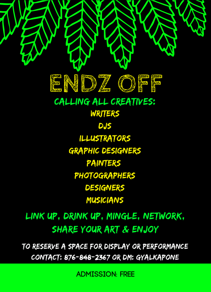 Jamaica, Music, Art, Fashion, Photography, Creatives, Culture, Blog, 13thStreetPromotions, 13thStreetPromo, Kamoey NG-You, Kingston, Creative Mixer, Mixer, Event, Press Release, Caribbean, GyalKapone,