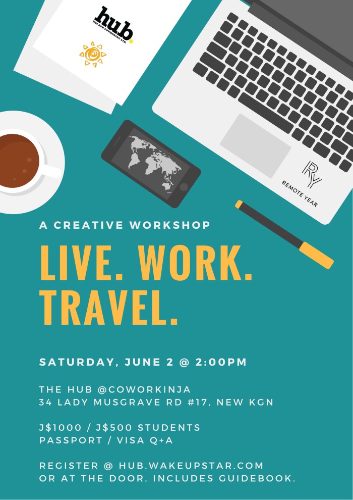 Jamaica, 7AM Mag, The Hub, Kingston, Creatives, Caribbean, WakeUpStar, Remote Year, Business, Work, Travel, Live, 13thStreetPromo, 13thStreetPRomotions, Blog,