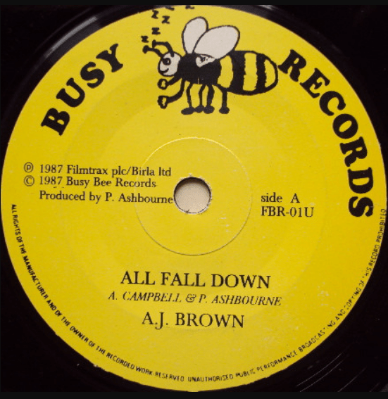 Jamaica, Music, Reggae, Pop Music, Blog, 13thStreetPromotions, 13thStreetPromo, A.J. Brown, A.J. Boots Brown, All Fall Down, Busy Bee Records, Third World, Rhyme or Reason, Caribbean, Singer, Oldies, Old School, 1987, Oldies Sunday, AJ Brown, Funk, Soul,