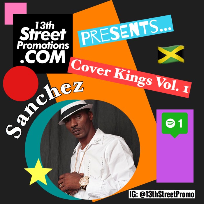 Jamaica, Music, Dancehall, Reggae, Gospel Music, R&B, Pop Music, Caribbean, Sanchez, Sanchez876, Cover King, Song Cover, Spotify, Playlist, Spotify Playlist, Singer, Legend, Sanchez Drive