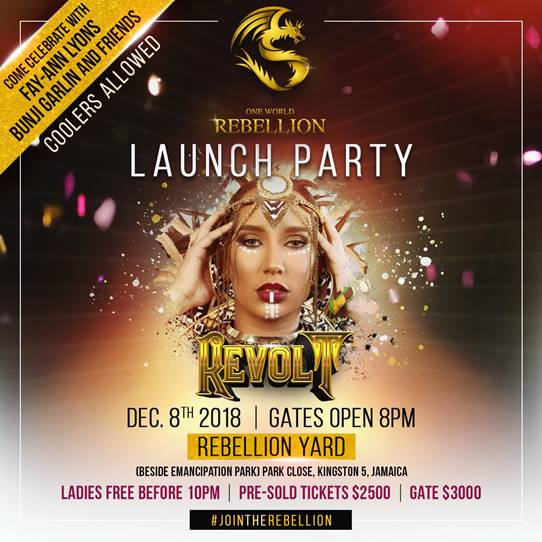 Jamaica, Trinidad and Tobago, Carnival, Jamaica Carnival, Rebellion Band, Soca, Soca Music, Blog, 13thStreetPromotions, 13thStreetPromo, Fay Ann Lyons, Bunji Garlin, OneWorldRebellion, Caribbean,