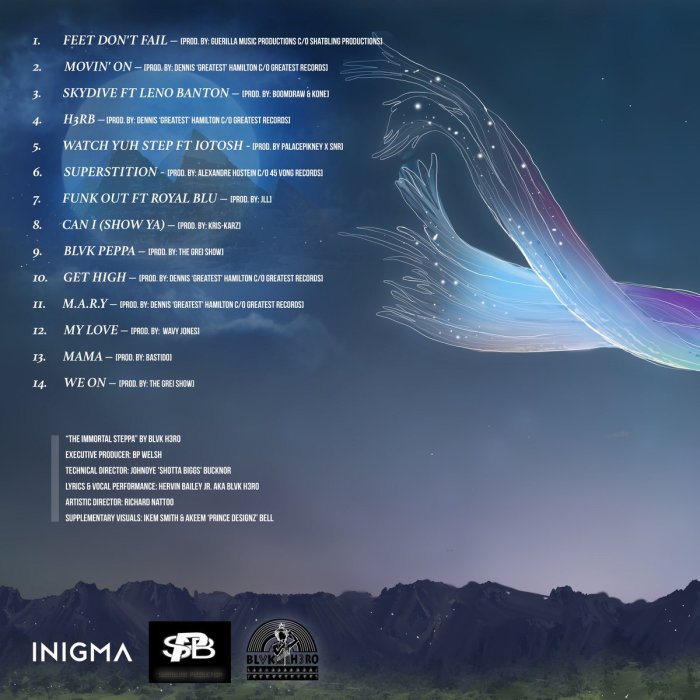 Jamaica, Reggae, Dancehall, NeoReggae, Music, Blog, 13thStreetPromotions, 13thStreetPromo, Blvk H3ro, The Immortal Steppa, Album, Caribbean, Dubshot Records,