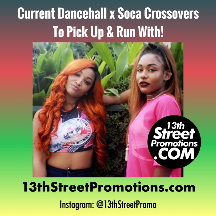 Jamaica, Dancehall, Trinidad & Tobago, Soca, Soca Music, Blog, Music, 13thStreetPromotions, 13thStreetPromo, Nailah Blackman, Shenseea, Machel Montano, Ding Dong, Konshens, Destra Garcia, Spice, Spice Official, Caribbean, Dancehall x Soca, Crossover, Kes, Kes The Band