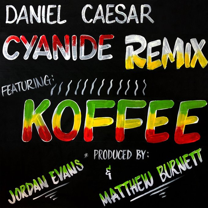 Jamaica, Toronto, Canada, Dancehall, Pop Music, R&B, Music, Blog, 13thStreetPromotions, 13thStreetPromo, Daniel Caesar, Koffee, Kardinal Offishall, Kardinal O, Cyanide, Cyanide Remix, Caribbean,