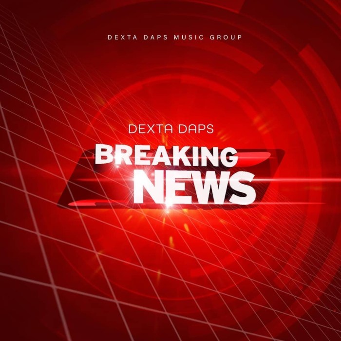 Dexta Daps Breaking News 13thStreetPromo 13thStreetPromotions Jamaica Dancehall DextaDaps Caribbean Domestic Abuse Just Poison Him News Music Blog