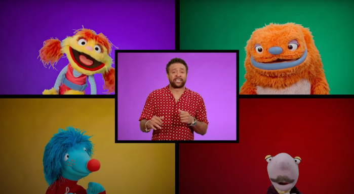 Jamaica Reggae Shaggy Helpsters Sesame Street Caribbean Sidewalks Sing