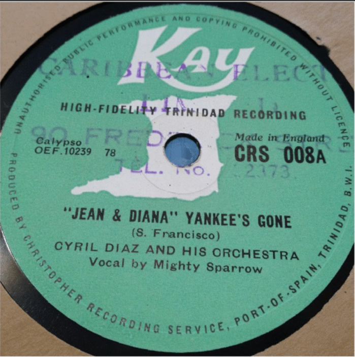 Trinidad and Tobago Music Calypso Music Blog 13thStreetPromo 13thStreetPromotions Mighty Sparrow Jean & Dinah Jean & Diana Jean and Dinah Caribbean Oldies Oldies Sunday 1956 Calypso King Kay Records Grenada Calypso King Of The World Robert Mitchum Prostitution Post-War Military Base