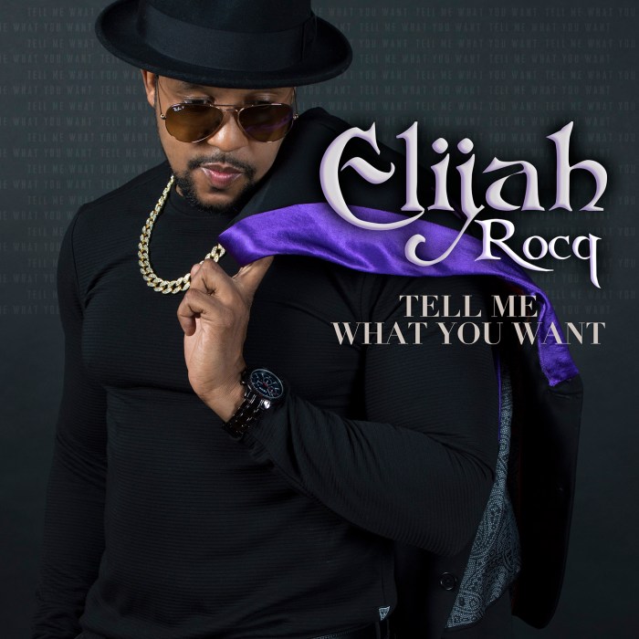 Brooklyn/Jamaica based Recording Artist Elijah Rocq's new single, "Tell Me What You Want"