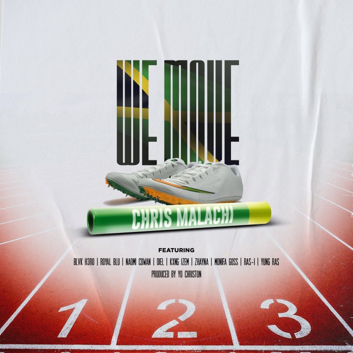 Chris Malachi brings friends together for Team Jamaica tribute on "We Move". 13thStreetPromotions.com