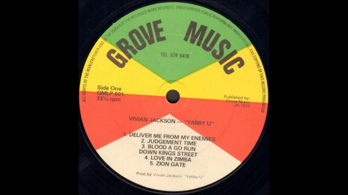 Yabby You a.k.a. Vivian Jackson - Deliver Me From My Enemies (1977) on 13thStreetPromotions.com