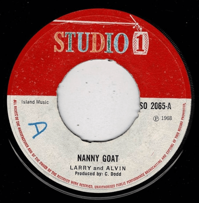 Larry & Alvin - Nanny Goat for 13thStreetPromotions.com #Jamaica #Reggae #1968 #StudioOne #LarryMarshall #AlvinPerkins #Caribbean