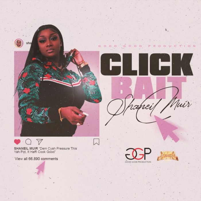Shaneil Muir "Click Bait" on 13thStreetPromotions.com #Jamaica #Dancehall #Music #13thStreetPromotions #ShaneilMuir #ClickBait #GoodGoodProduction #Singer #Caribbean
