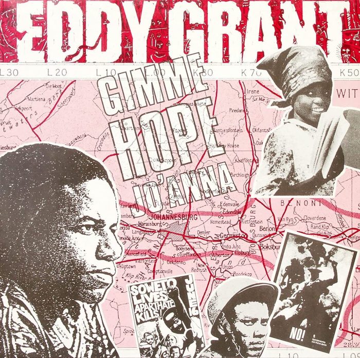 Eddy Grant "Gimme Hope Jo'Anna" on 13thStreetPromotions.com #Guyana #UK #SouthAfrica #Music WorldBeat #13thStreetPromotions #EddyGrant #Apartheid #1988 #Africa #Caribbean #Yoplait #DonaldTrump #NationalParty #FileUnderRock #BarefootSoldier