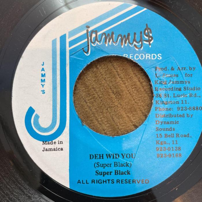 Super Black "Deh Wid You" on 13thStreetPromotions.com #Jamaica #Dancehall #Music #13thStreetPromotions #SuperBlack #DehWidYou #1986 #KingJammys #Caribbean