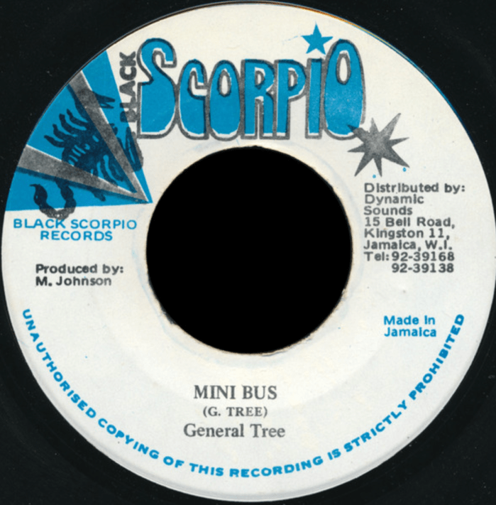 General Trees "Minibus" on 13thStreetPromotions.com #Jamaica #Dancehall #Music #13thStreetPromotions #BlackScorpio #GeneralTrees #Minibus #1985 #Caribbean