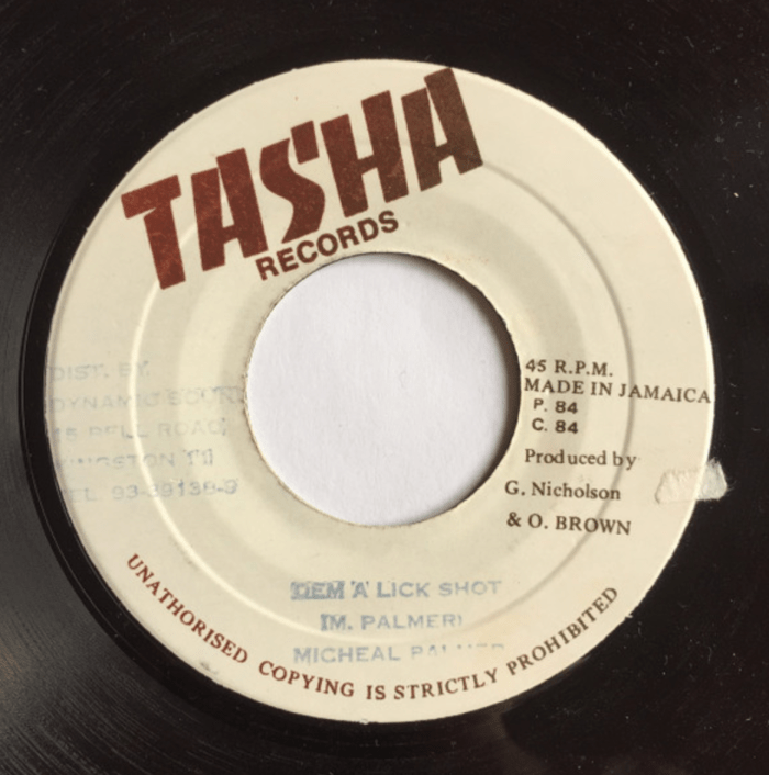 Michael Palmer - Dem A Lick Shot on 13thStreetPromotions.com #Jamaica #Dancehall #Music #MichaelPalmer #DemALickShot #1984 #Caribbean #OldiesSunday #Oldies