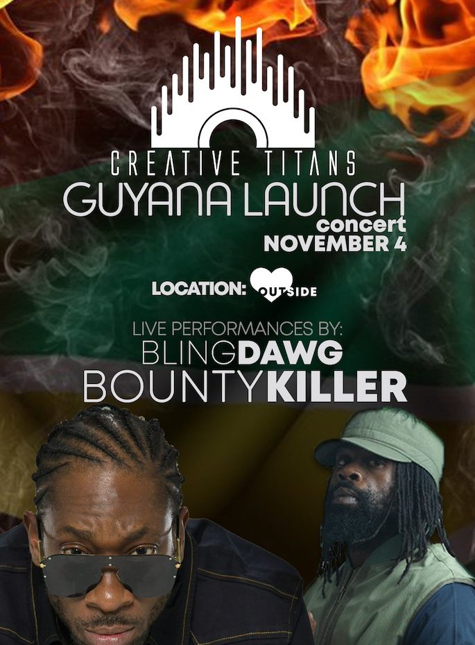 Creative Titans to launch in Guyana on 13thStreetPromotions.com #Guyana #Dancehall #Reggae #Music #13thStreetPromotions #CreativeTitans #CreativeTitansGY #RonAndreElvisTelford #RonTelford #Caribbean