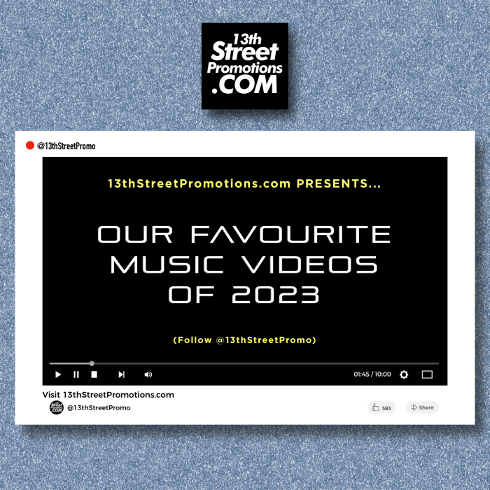 Our Favourite Music Videos Of 2023 on 13thStreetPromotions.com #Jamaica #Dancehall #Music #13thStreetPromotions #PabloYG #YmoG #Teejay #Skeng #Masicka #Tyrant #Drift #Die #Insomnia #SmoodWidIt #Wvlnth #NowOrNever #Ruppi #LagikzSupreme #KhingCam #MusicVideo #BestOf2023 #Caribbean