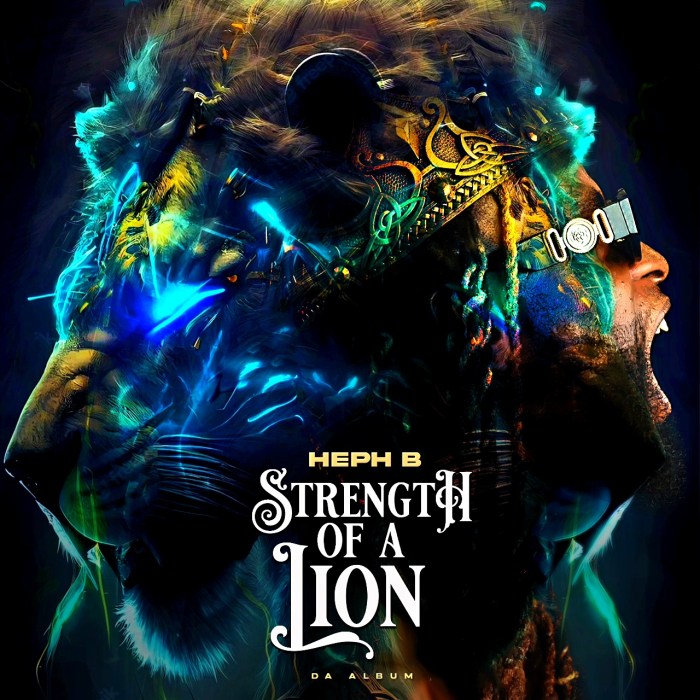 Heph B "Strength Of A Lion" album on 13thStreetPromotions.com #Nigeria #Jamaica #Africa #Amapiano #Afrobeats #Dancehall #Reggae #Music #13thStreetPromotions #HephB #StrengthOfALion #Caribbean