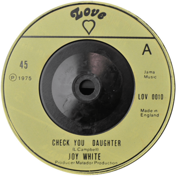 Joy White "Check You Daughter" on 13thStreetPromotions.com #Jamaica #Reggae #Music #13thStreetPromotions #JoyWhite #ChristineJoyWhite #CheckYouDaughter #1975 #Matador #JamaMusic #Oldies #OldSchool #OldiesSunday #Caribbean