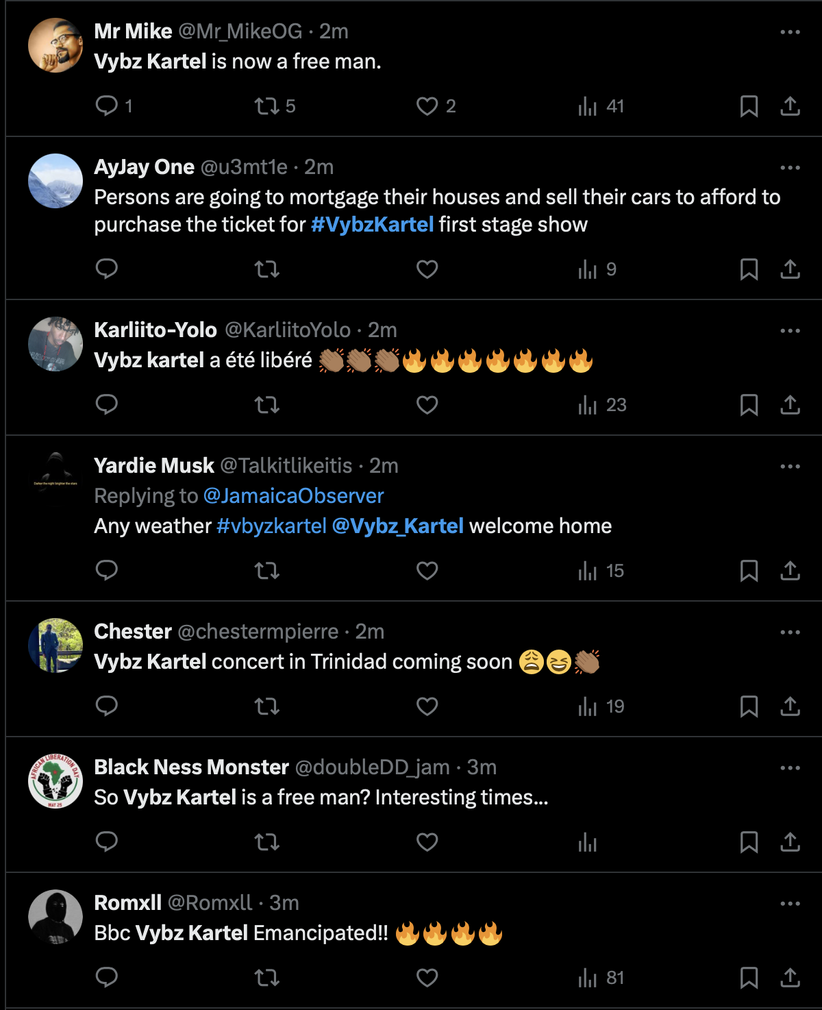 Vybz Kartel IS FREE on 13thStreetPromotions.com #Jamaica #Dancehall #Music #13thStreetPromotions #VybzKartel #AdidjaPalmer #ShawnStorm #WorldBoss #Caribbean #Gaza #VybzKartelFree