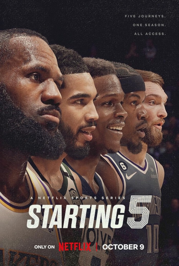Netflix's "Starting 5" on 13thStreetPromotions.com #Jamaica #Reggae #Music #13thStreetPromotions #Netlfix #Starting5 #NBA #Basketball #LebronJames #JaysonTatum #AnthonyEdwards #JimmyButler #DomantasSabonis #Caribbean