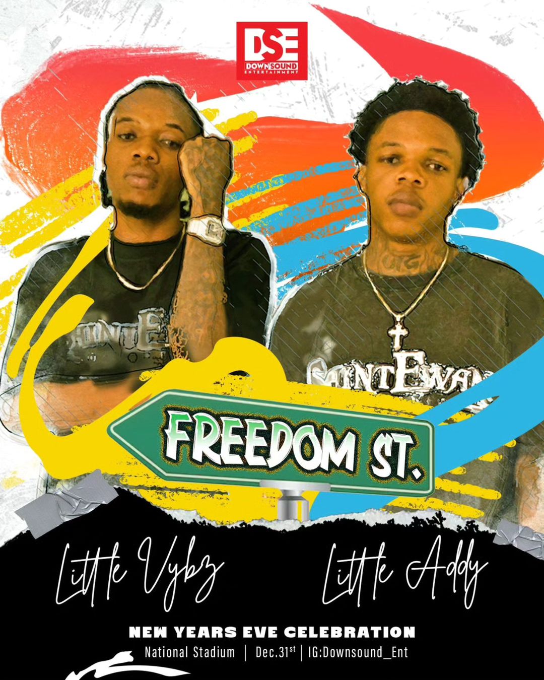 Likke Addi and Likkle Vybz "Freedom Street" Concert on 13thStreetPromotions.com #Jamaica #Dancehall #VybzKartel #13thStreetPromotions #Skillibeng #Spice #SpiceOfficial #LikkleVybz #LikkleAddi #PressConference #FreedomStreet #Caribbean