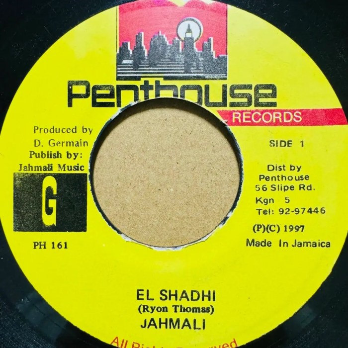 Jahmali "El Shaddai" on 13thStreetPromotions.com #Jamaica #Reggae #Music #13thStreetPromotions #Jahmali #ElShaddai #PenthouseRecords #DonovanGermain #Oldies #OldiesSunday #OldSchool #Caribbean #1997