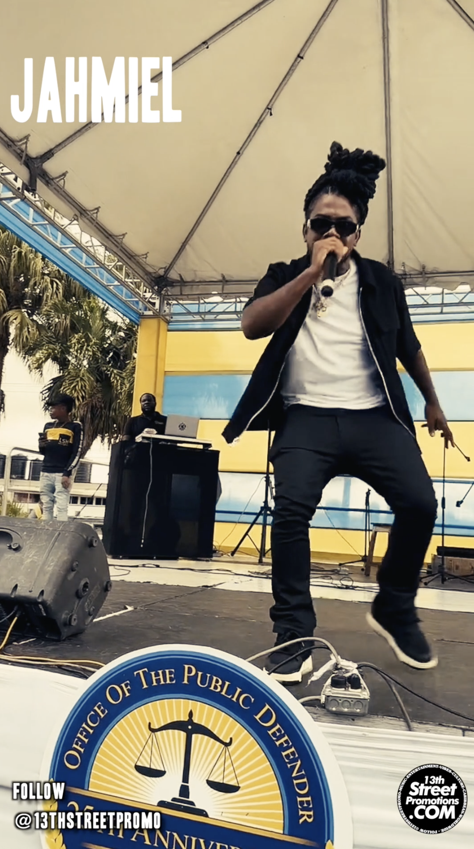 Jahmiel at the "Office Of The Public Defender" Roadshow on 13thStreetPromotions.com #Jamaica #Mandeville #Manchester #Music #13thStreetPromotions #OPD_Jamaica #OfficeOfThePublicDefender #Jahmiel #EltonEarlington #ChantalSmallingStephenson #RichieB #DuftonShepherd #TikTokLive #Caribbean