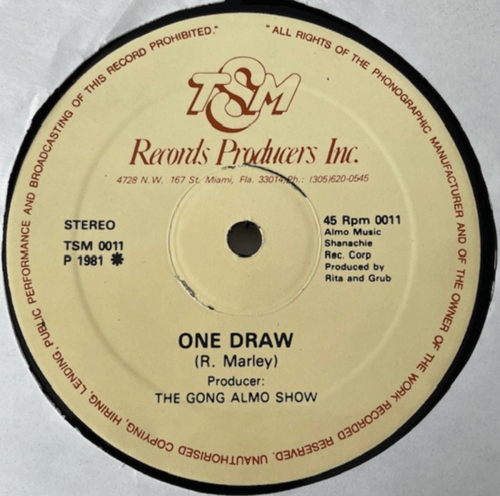 Rita Marley "One Draw" on 13thStreetPromotions.com #Jamaica #Reggae #13thStreetPromotions #RitaMarley #OneDraw #420 #EasterSunday #FourTwenty #GrubCooper #ShanachieRecords #TSMRecords #1981 #Weed #Ganja #Marijuana #Caribbean