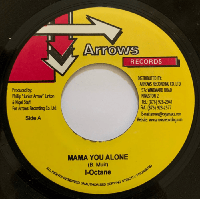 I-Octane "Mama You Alone" on 13thStreetPromotions.com #Jamaica #Dancehall #Music #13thStreetPromotions #IOctane #MamaYouAlone #2009 #NigelStaff #KarmaRiddim #ArrowsRecords #JuniorArrow #OldiesSunday #oldies #OldSchool #MothersDay #HappyMothersDay #Caribbean