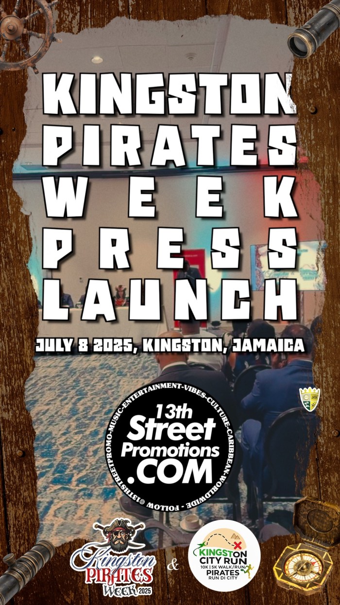 Kingston Pirates Week Press Launch on 13thStreetPromotions.com #Jamaica #Events #13thStreetPromotions #KingstonPiratesWeek #PortRoyal #PressLaunch #MediaLaunch #PiratesOfTheCaribbean #Pirates #Caribbean