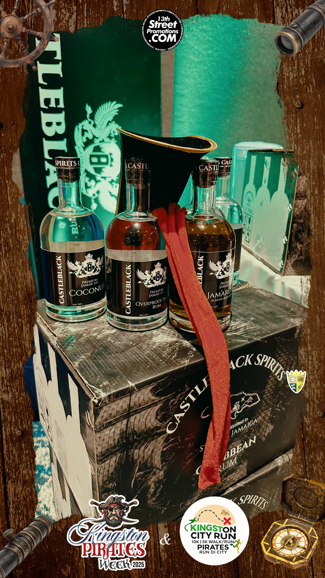 "Kingston Pirates Week" on 13thStreetPromotions.com #Jamaica #13thStreetPromotions #KingstonPiratesWeek #Caribbean #PortRoyal