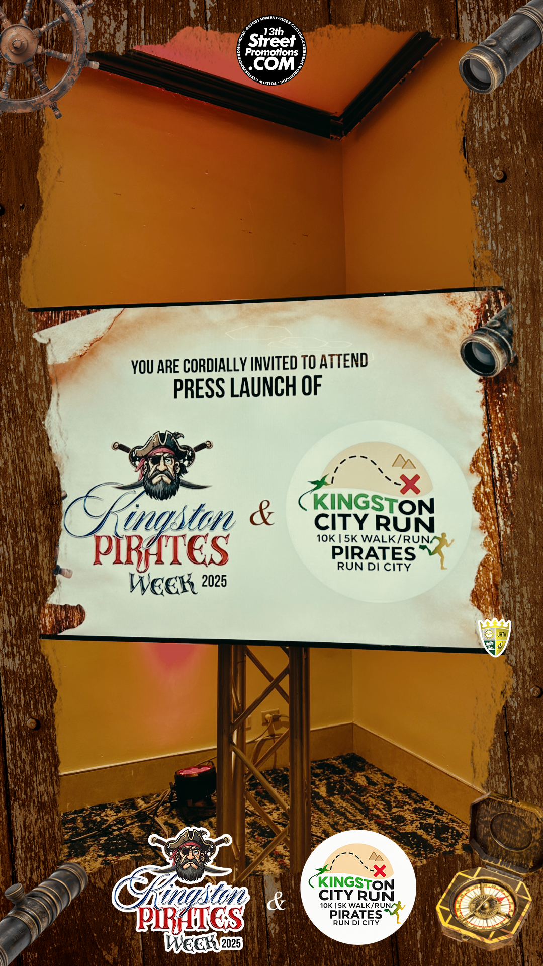 "Kingston Pirates Week" on 13thStreetPromotions.com #Jamaica #13thStreetPromotions #KingstonPiratesWeek #Caribbean #PortRoyal