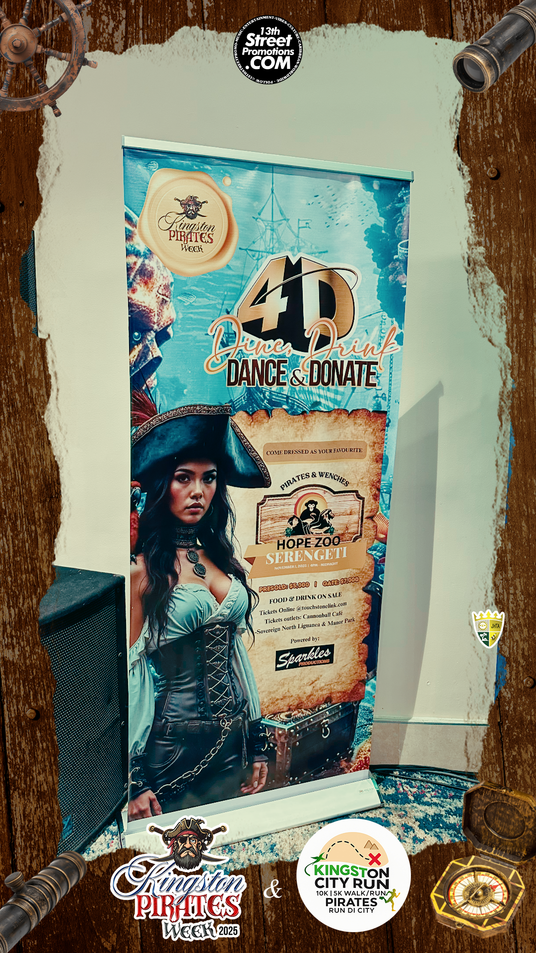 "Kingston Pirates Week" on 13thStreetPromotions.com #Jamaica #13thStreetPromotions #KingstonPiratesWeek #Caribbean #PortRoyal