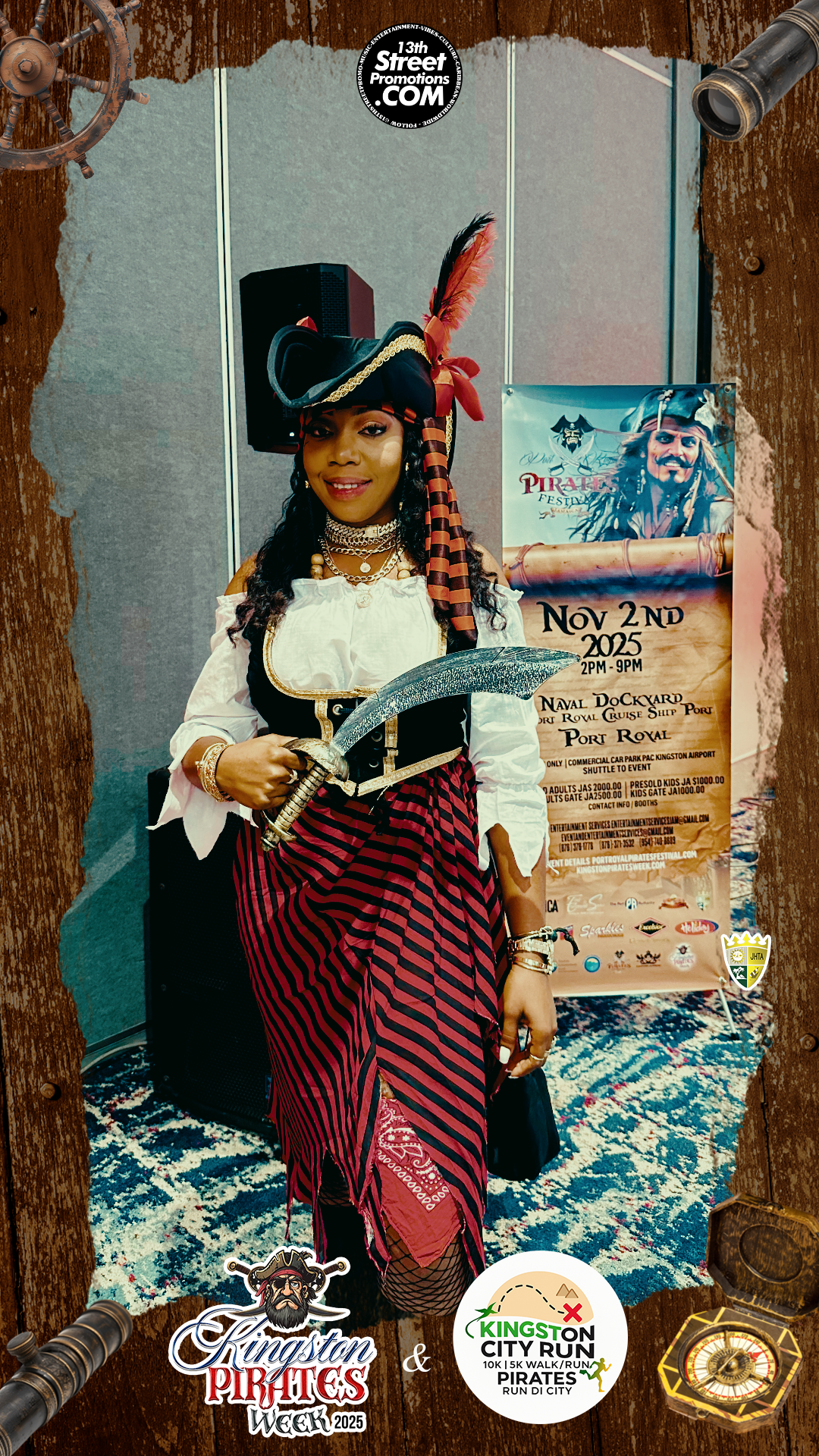 "Kingston Pirates Week" on 13thStreetPromotions.com #Jamaica #13thStreetPromotions #KingstonPiratesWeek #Caribbean #PortRoyal