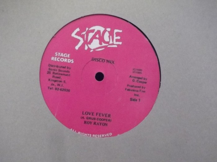 Roy Rayon "Love Fever" on 13thStreetPromotions.com #Jamaica #Reggae #Music #13thStreetPromotions #RoyRayon #LoveFever #1985 #JCDCFestivalSongCompetition #FestivalSong #Oldies #OldiesSunday #OldSchool #Caribbean #GrubCooper #Fab5