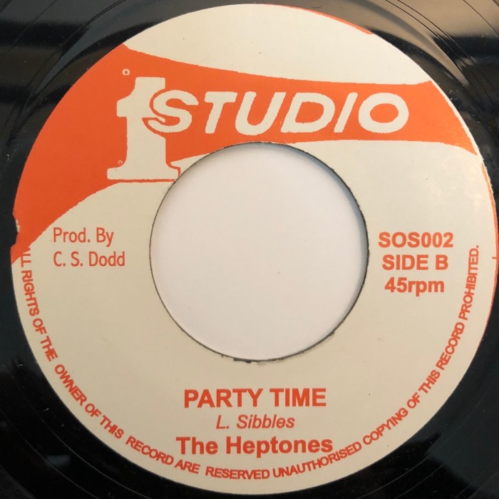 The Heptones "Party Time" on 13thStreetPromotions.com #Jamaica #Rocksteady #Music #13thStreetPromotions #TheHeptones #PartyTime #CoxsoneDodd #SirCoxsoneDodd #CoxsoneRecords #StudioOne #1968 #OldiesSunday #oldies #oldschool #Caribbean #LeroySibbles #EarlMorgan #BarryLlewellyn