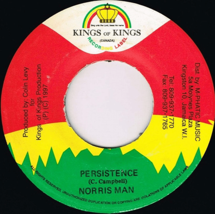 Norris Man "Persistence" on 13thStreetPromotions.com #Jamaica #Reggae #13thStreetPromotions #NorrisMan #Persistence #1997 #KingOfKingsProduction #MPhaticMusic #ColinLevy #Riddim #Oldies #OldSchool #OldiesSunday #Caribbean #BlackHistoryMonth #ReggaeMonth